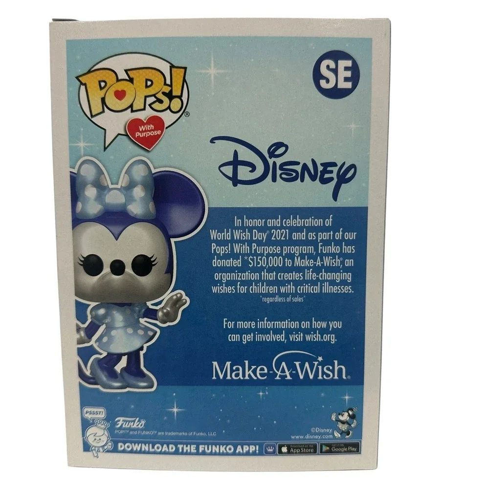 Funko - POP Disney: Make A Wish- Minnie Mouse (Metallic) Brand New In Box